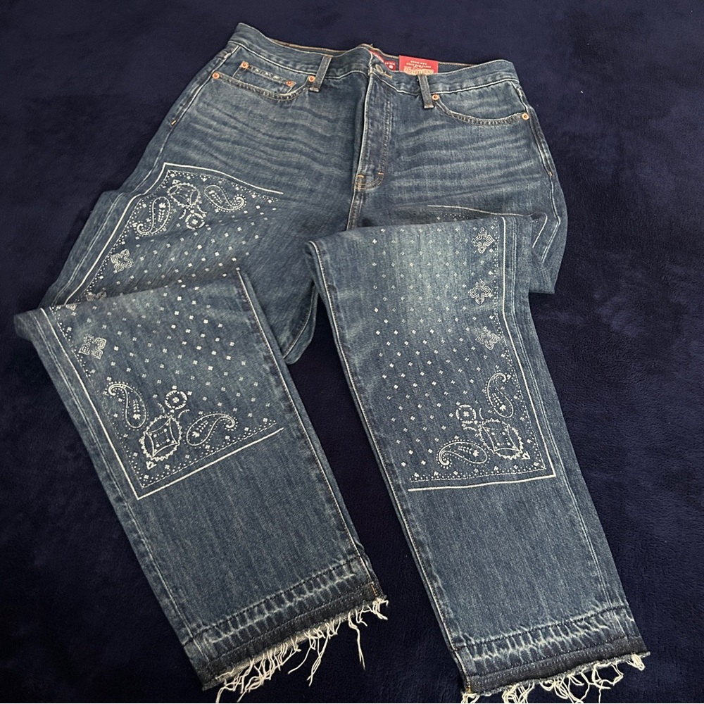 Women’s Lucky Brans Blue Denim Jeans - Classic Straight Fit